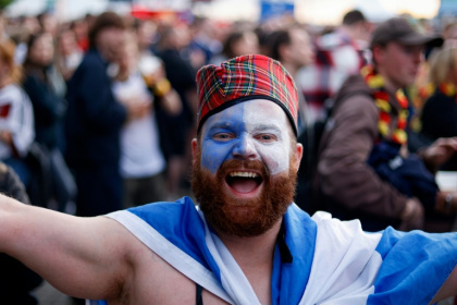 Scotland fans are relishing the prospect of a first World Cup in 28 years - Kenzo TRIBOUILLARD (AFP)