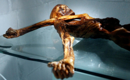 Though he died more than 5,300 years ago, Oetzi the Iceman is still surprising scientists - Andrea Solero (AFP)