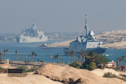 France and the United Kingdom have assembled a coalition of countries to help restore maritime traffic through the Strait of Hormuz - Handout (AFP)