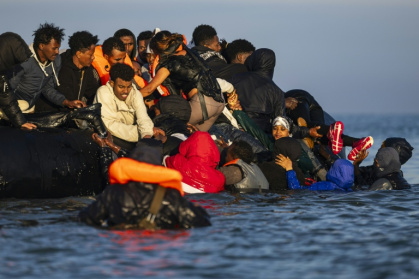 Thousands of asylum seekers seek to reach Britain from France each year by sea - Sameer Al-DOUMY (AFP)