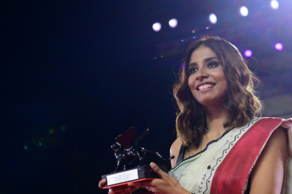 Anuparna Roy picked up a Best Director prize last year in Venice - Tiziana FABI (AFP)