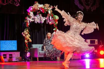 TremendousCircus embraces the flamboyant Gothic Lolita aesthetic as a powerful symbol of womanhood and defence against sexual violence - Philip FONG (AFP)
